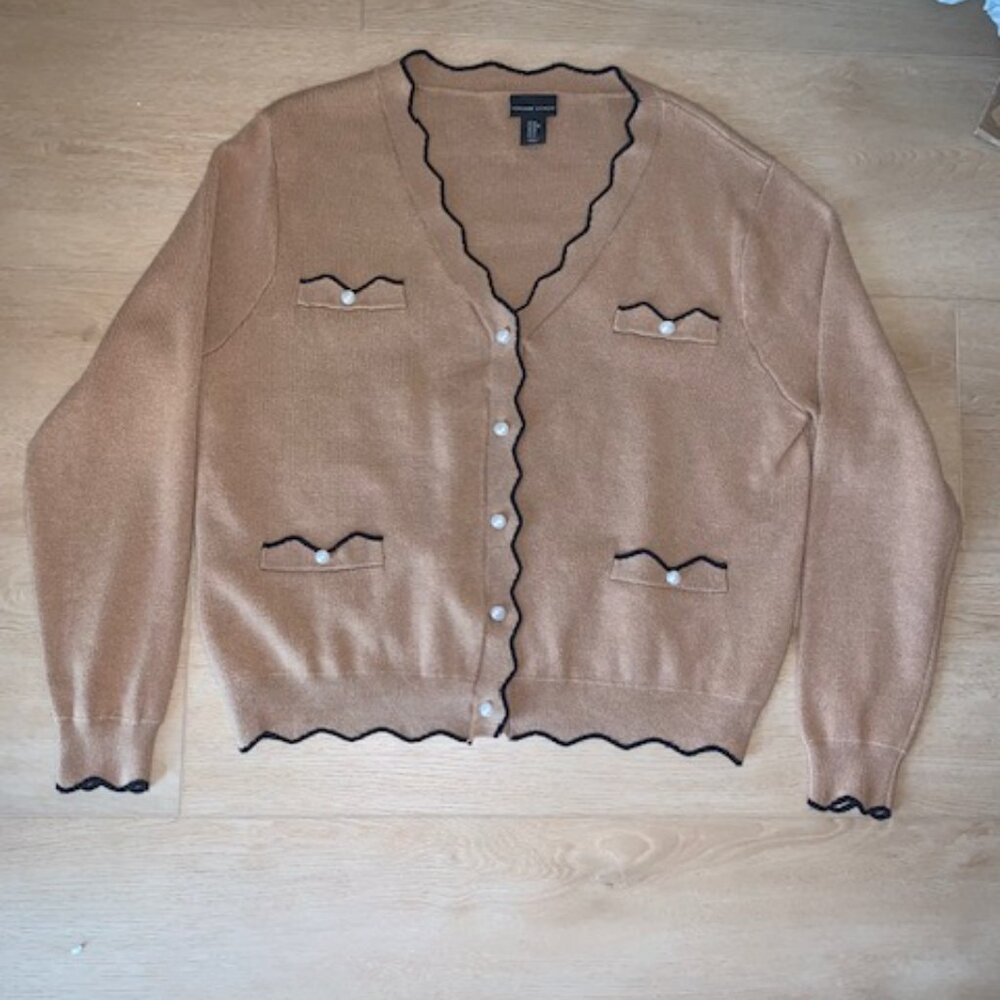 ✨ Adrienne Vittadini Cardigan – Size M – Chic, Cozy & Cute! 💕 - Picture 5 of 12
